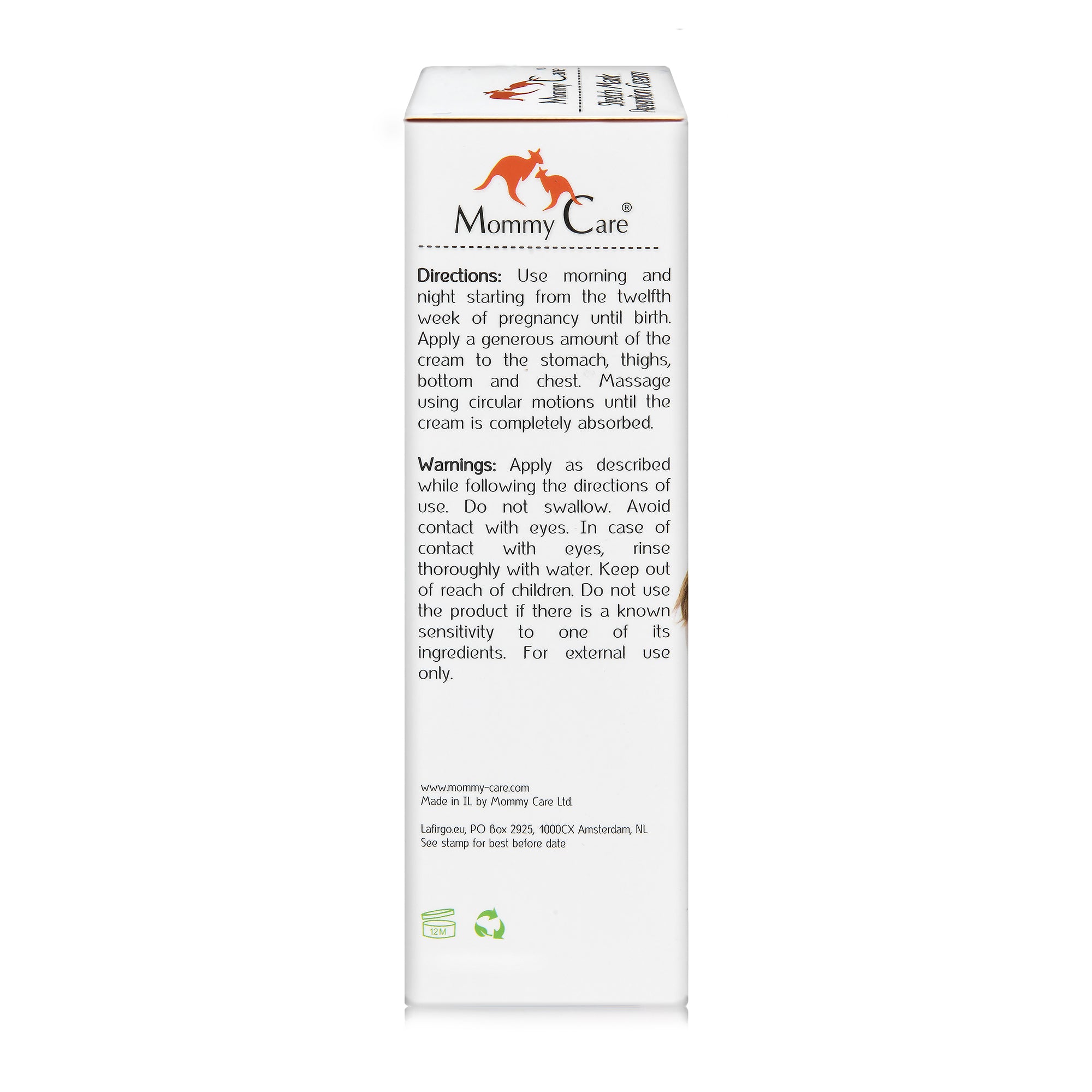 Anti Striae Stretch Mark Prevention Cream
